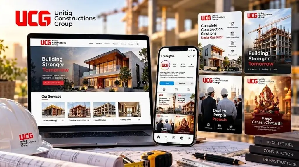 UCG website and social media digital presence